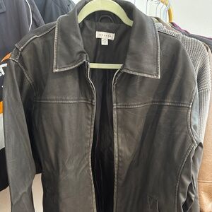 Top Shop Faux Leather Jacket